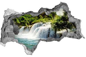 Nálepka fototapeta 3D výhled Vodopád Krka nd-b-71335224