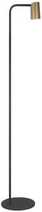 Mantra 8493 Sal, stojací lampa s otočnou hlavou 1xGU10, černá/zlatá, výška 123,5cm
