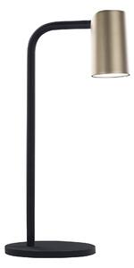 Mantra 8491 Sal, stolní lampa s otočnou hlavou 1xGU10, černá/zlatá, výška 36,5cm