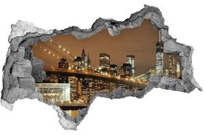 Fototapeta díra na zeď 3D Manhattan New York nd-b-73438126