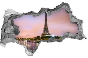 Fototapeta díra na zeď 3D Eiffelova věž Paříž nd-b-73567490