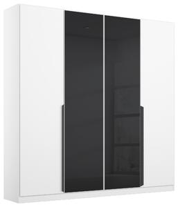 ŠATNÍ SKŘÍŇ S OTOČNÝMI DVEŘMI, antracitová, bílá, 181/210/54 cm Rauch Möbel, Online Only