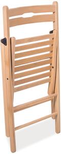 Dřevěná skládací židle SMART II natural