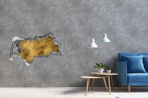 Samolepící díra na stěnu Stará mapa světa nd-k-74813931
