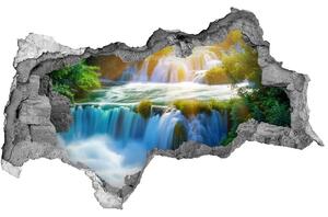Nálepka fototapeta 3D výhled Vodopád Krka nd-b-77479875