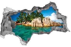 Nálepka fototapeta 3D výhled Tropický ostrov nd-b-78907278