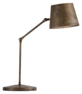 Il Fanale 271.06.OF Reporter, stolní lampička s nastavitelným ramenem, 1x15W, mosaz, výška 40-56cm