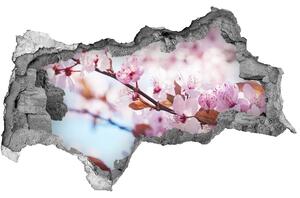 Samolepící díra nálepka Květy višně nd-b-82072016