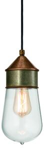 Il Fanale 270.03.ORT Drop, závěsné svítidlo, 1x15W E27, staromosaz, prům. 14cm, IP55