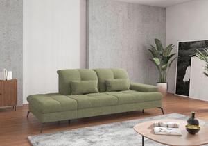 LENOŠKA, textil, světle zelená Sit & More - Online Only sedačky, Online Only