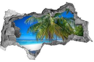 Nálepka fototapeta 3D výhled Tropická pláž nd-b-82585815