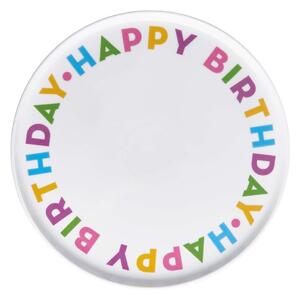 HAPPY BIRTHDAY Talíř na dort 32 cm - mix