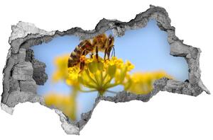 Samolepící díra Včela na květině nd-b-83831573