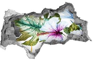 3D díra nálepka Hawajské květiny nd-b-83808650