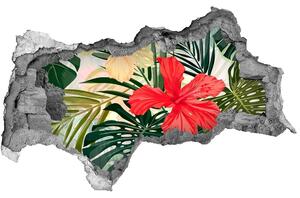3D díra nálepka Hawajské květiny nd-b-84089036