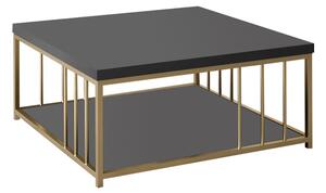 Konferenční stolek ZENN antracitová/zlatá