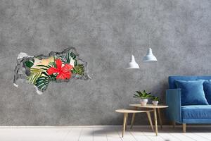 3D díra nálepka Hawajské květiny nd-b-84089036