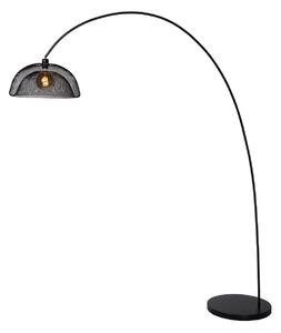 LUCIDE Stojací lampa Mesh Black, průměr 46cm