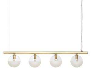 Il Fanale 275.12.ONT Molecola, závěsné mosazné svítidlo, 4x2W LED G9, délka 80cm