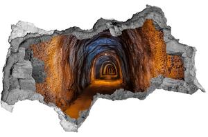 Fototapeta díra na zeď 3D Podzemní tunel nd-b-85458892