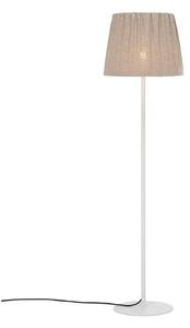 PR Home venkovní stojací lampa Agnar, bílá/hnědá, 140 cm