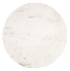 MARBLE Mramorový tác 30 cm - bílá
