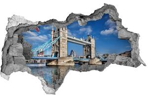 Fototapeta díra na zeď 3D Tower bridge Londýn nd-b-88558446