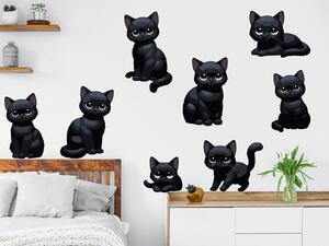 Černé kočky arch 75 x 50 cm