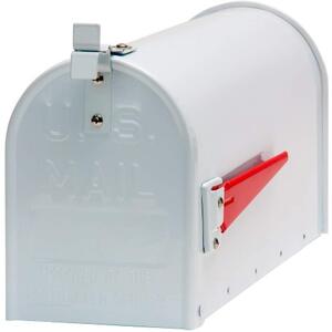 DEMA Hliníková americká poštovní schránka, bílá