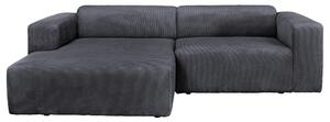 ROHOVÁ SEDAČKA, textil, barvy grafitu P & B - Sedací soupravy, Online Only