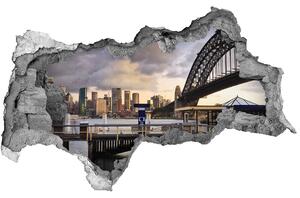 Fototapeta díra na zeď 3D Most w Sydney nd-b-90745371