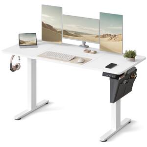 PC STŮL, bílá, 140/60/72-120 cm Boxxx - Online Only psací stoly, Online Only
