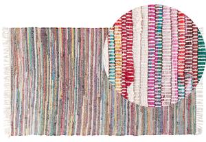Krátkovlasý světlý barevný bavlněný koberec 80x150 cm DANCA