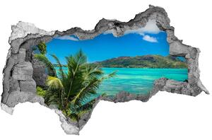 Fotoobraz díra na stěnu Pobřeží Seychely nd-b-93632488