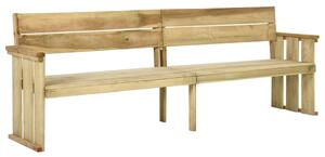 Zahradní lavice 233 cm impregnované borové dřevo