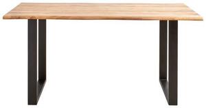 JÍDELNÍ STŮL, akácie, černá, barvy akácie, 160/90/76 cm P & B - Online Only jídelní stoly, Online Only