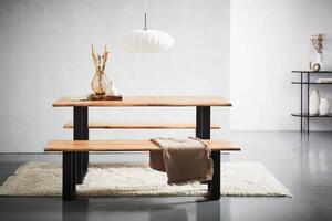 JÍDELNÍ STŮL, akácie, černá, barvy akácie, 160/90/76 cm P & B - Online Only jídelní stoly, Online Only