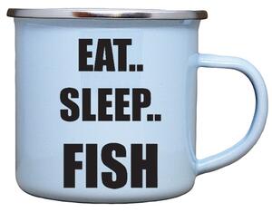Plecháček s potiskem fish Barva: Modrá