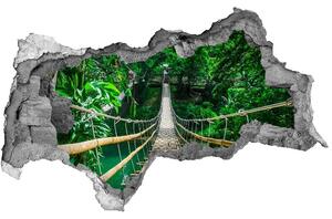 Fototapeta díra na zeď 3D Most tropickýá les nd-b-94521444