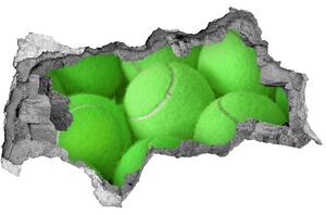 Nálepka 3D díra na zeď Tenisové míčky nd-b-94972793