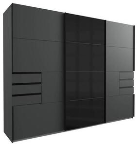 SKŘÍŇ S POSUVNÝMI DVEŘMI, barvy grafitu, černá, 270/210/64 cm MID.YOU, Online Only