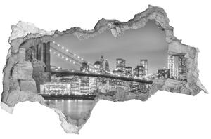 Fotoobraz díra na stěnu Brooklynský most nd-b-95854275