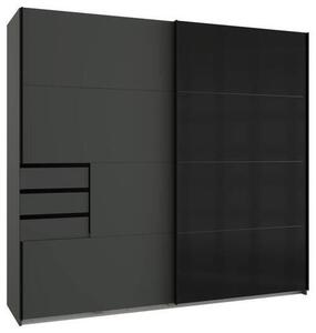 SKŘÍŇ S POSUVNÝMI DVEŘMI, barvy grafitu, černá, 225/210/64 cm MID.YOU, Online Only