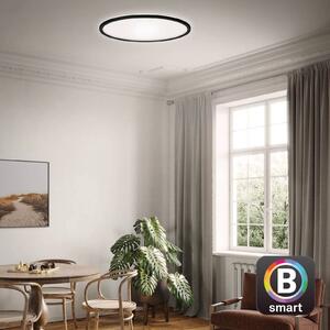 LED stropní svítidlo Slim smart black dim CCT Ø 42 cm