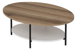 Konferenční stolek ELIS dub/bílá