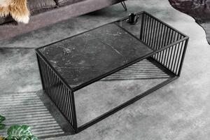 Designový konferenční stolek Haines 100 cm vzor mramor