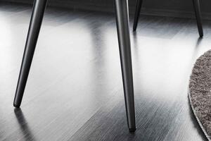 Designová lavice Bailey 100 cm světle šedý manšestr