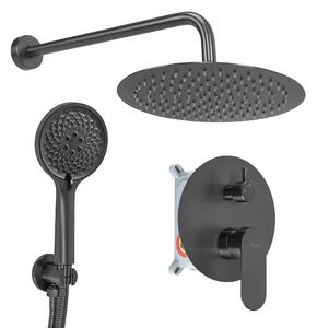 Sprchový komplet REA DROP + BOX s podomítkovou baterií, titan kartáčovaný