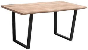 JÍDELNÍ STŮL, černá, barvy dubu, 160/90/76 cm MID.YOU, Online Only