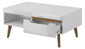 Drevko Konferenční stolek Nordi - bílá